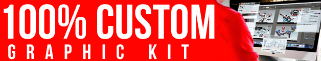 Graphic Kit Dirt Bike Stickers Tour de cou Leatt Brace 100% CUSTOM