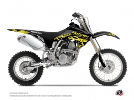 Honda 125 CR Dirt Bike Eraser Fluo Graphic Kit Yellow