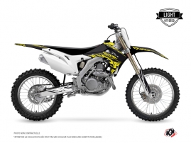 Honda 250 CRF Dirt Bike Eraser Fluo Graphic Kit Yellow LIGHT