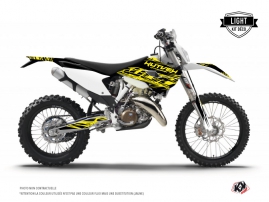 Husqvarna 450 FE Dirt Bike Eraser Fluo Graphic Kit Yellow LIGHT