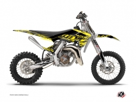 Husqvarna TC 65 Dirt Bike Eraser Fluo Graphic Kit Yellow