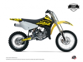 Suzuki 85 RM Dirt Bike Eraser Fluo Graphic Kit Yellow LIGHT