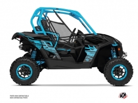 Can Am Maverick UTV Eraser Graphic Kit Blue Grey