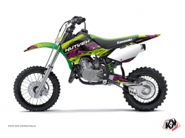 Kawasaki 65 KX Dirt Bike Eraser Graphic Kit Green