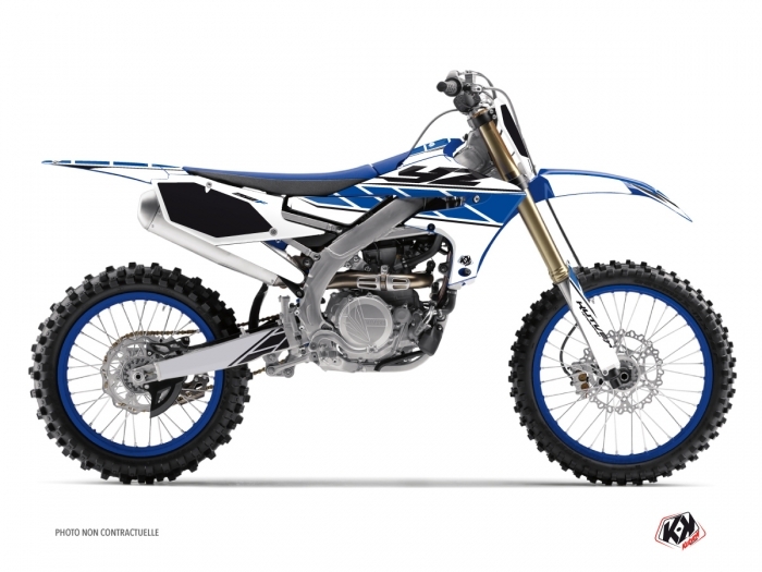 Yamaha 250 YZF Dirt Bike Replica Graphic Kit White Blue ...