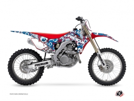 Honda 450 CRF Dirt Bike Freegun Eyed Graphic Kit Red