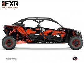 Can Am Maverick X3 MAX UTV FXR N1 Graphic Kit Red