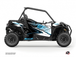 Can Am Maverick Sport With Doors UTV Kallin Graphic Kit White Blue