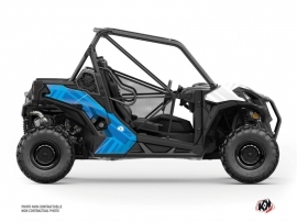 Can Am Maverick Sport UTV Kinetik Graphic Kit White Blue