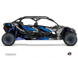 Can Am Maverick X3 MAX UTV Kliff Graphic Kit Blue