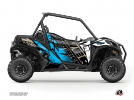 Can Am Maverick Sport With Doors UTV Kraft Graphic Kit White Blue