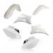 Plastics Kit ACERBIS Dirt Bike YAMAHA YZF 250 White 2009