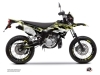 Kit Déco 50cc BARBARIAN Yamaha DT 50 Jaune Neon