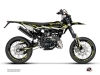 Beta RR 50 Motard 50cc BARBARIAN Graphic Kit Yellow Neon