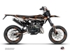 Beta RR 50 Motard 50cc BARBARIAN Graphic Kit Orange