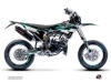 Fantic XM 50 50cc BARBARIAN Graphic Kit Turquoise