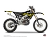Yamaha 250 WRF Dirt Bike Eraser Fluo Graphic Kit Yellow
