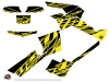 Can Am Outlander 500-650-800 XTP ATV Eraser Fluo Graphic Kit Yellow