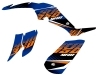 Yamaha 350 Raptor ATV Flow Graphic Kit Orange