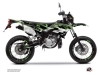 PACK BARBARIAN Graphic Kit + Seat Cover Yamaha DT 50 Green