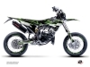 PACK BARBARIAN Graphic Kit + Seat Cover Fantic XM 50 Green