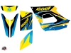 TGB Blade ATV Stage Graphic Kit Yellow Blue