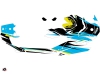 Seadoo Spark Jet-Ski Stage Graphic Kit Yellow Blue