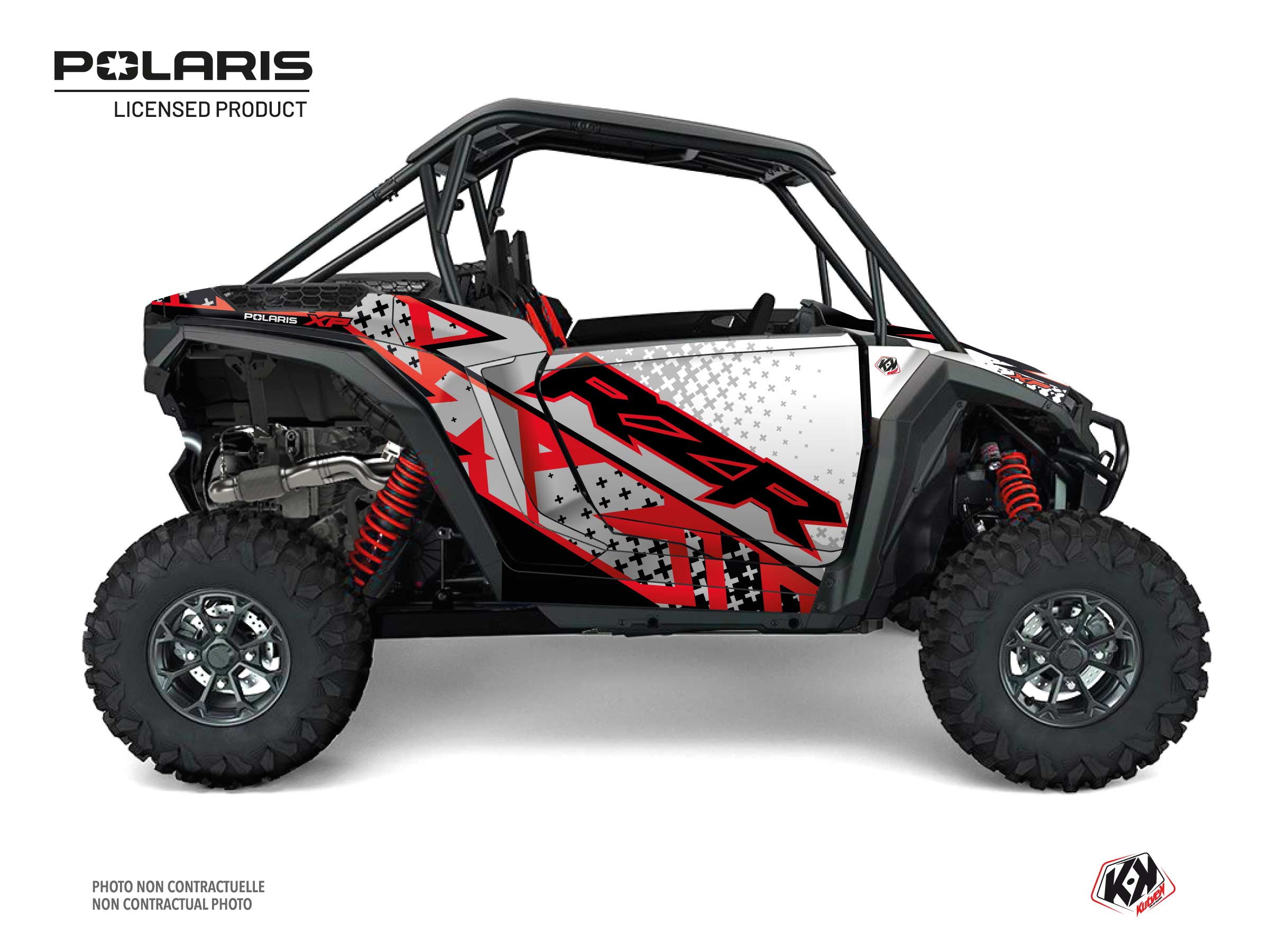 Polaris Rzr Xp Utv Stun Graphic Kit White Full