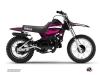 Yamaha PW 80 Dirt Bike Techno Graphic Kit Pink