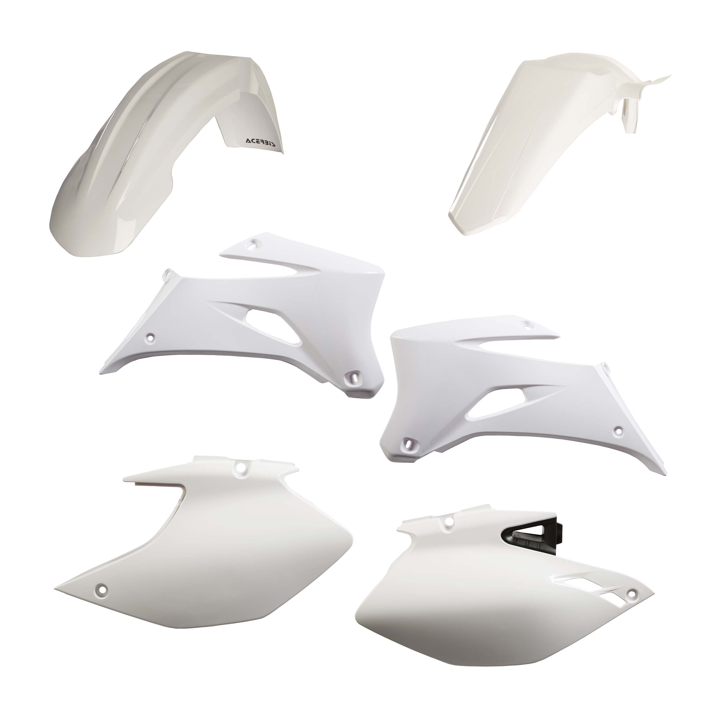 Plastics Kit ACERBIS Dirt Bike YAMAHA WRF 250 White 2008