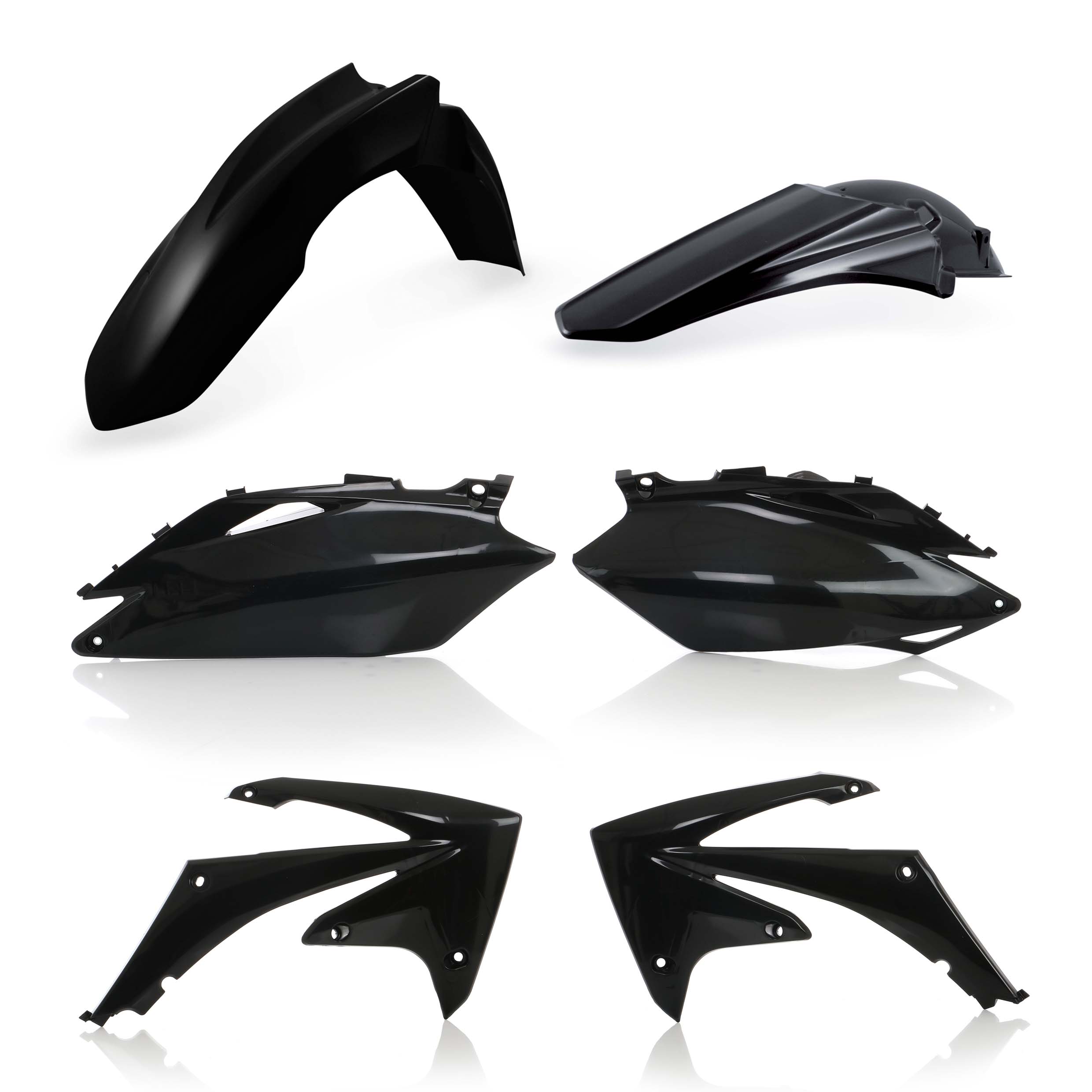 Plastics Kit ACERBIS Dirt Bike HONDA CRF 450 R Black 2009