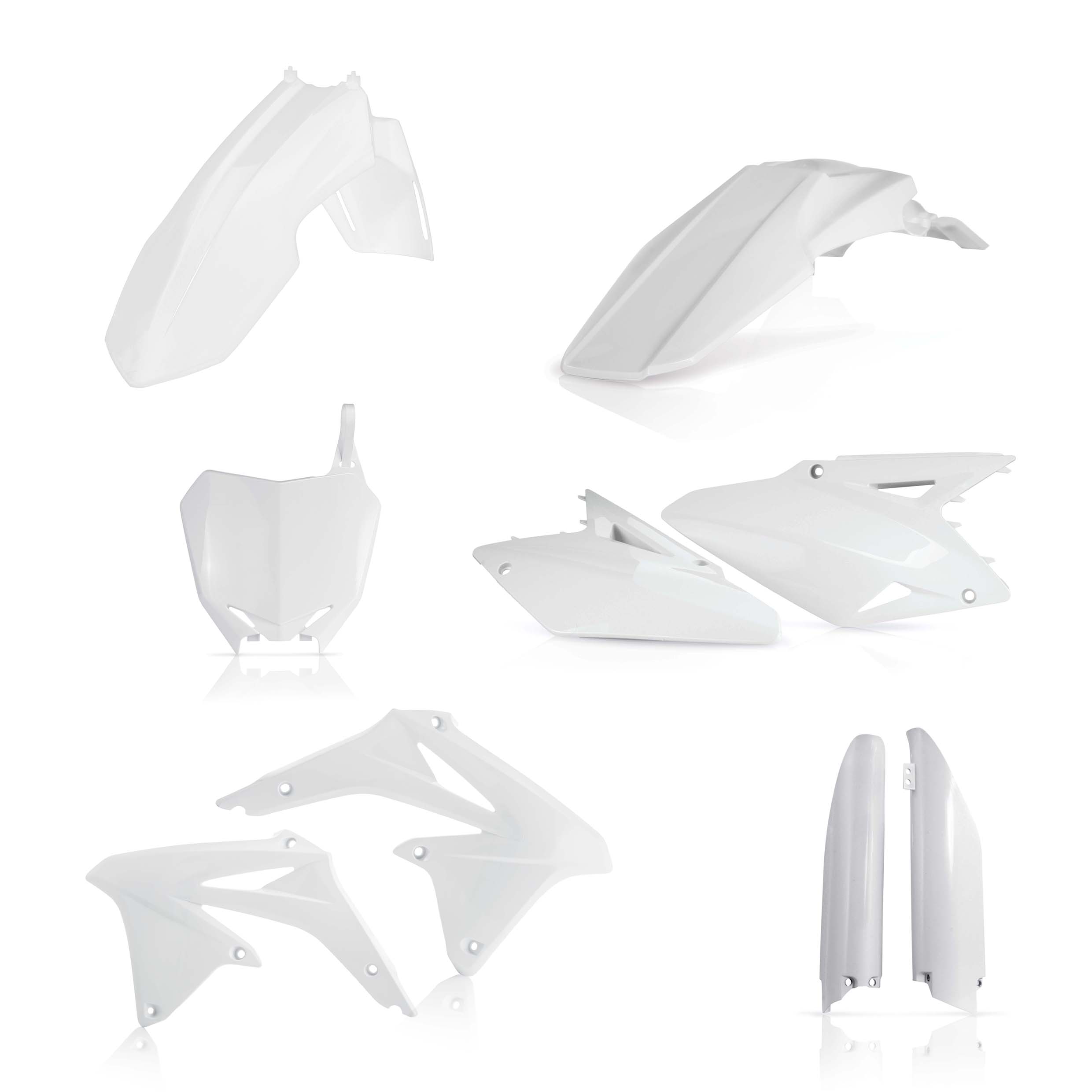 Plastics Kit ACERBIS Dirt Bike SUZUKI RM-Z 450 White 2010 FULL - Kutvek ...