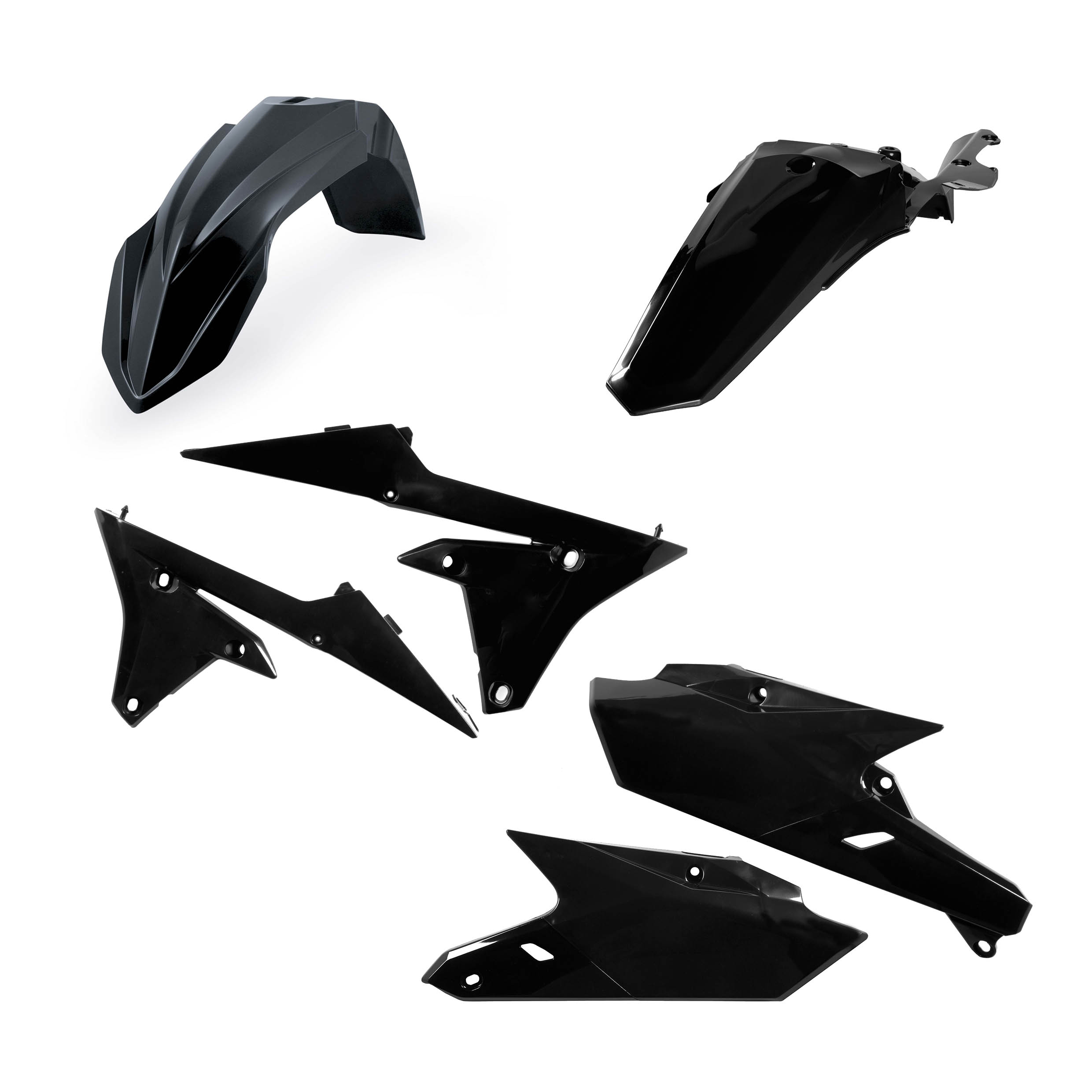 Kit Plastiques ACERBIS Moto Cross YAMAHA WRF 450 Noir 2019