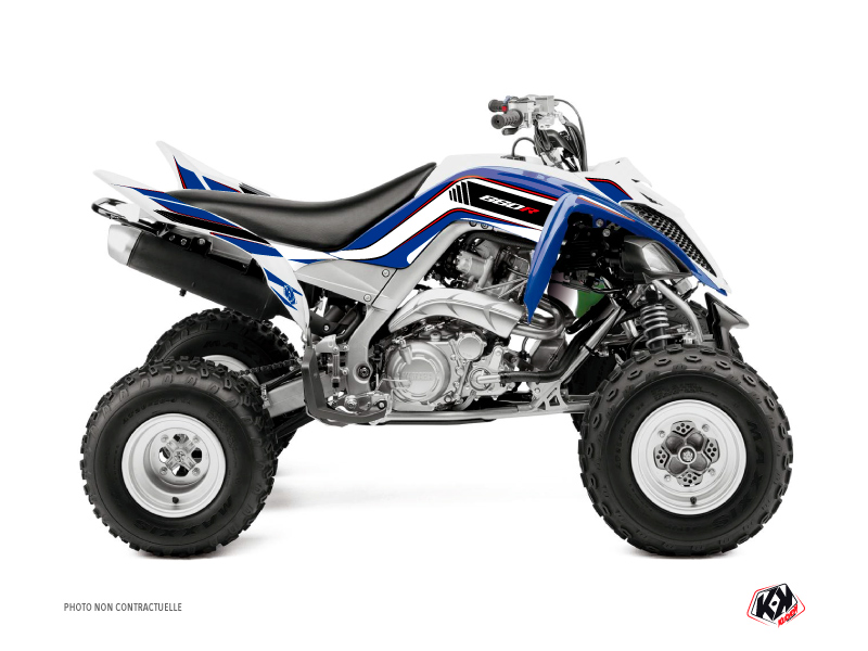 Yamaha 350 Raptor ATV Flow Graphic Kit Pink