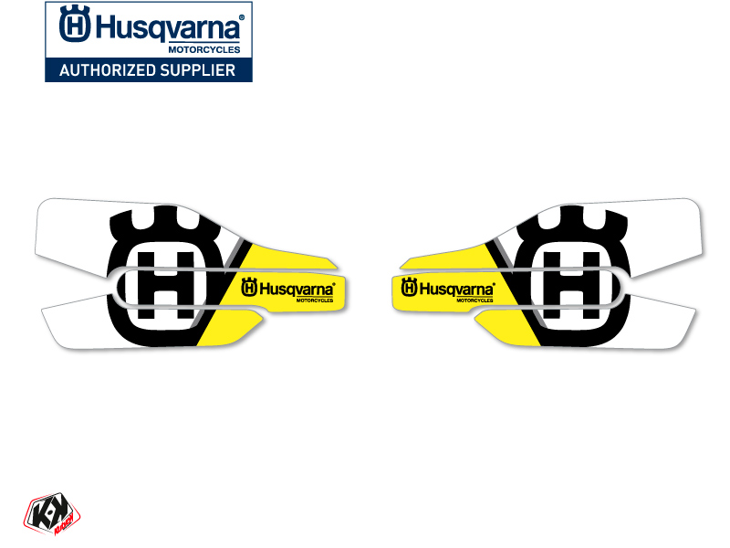 Kit Déco Stickers de protège mains Nova Moto Cross Husqvarna TE-FE Noir