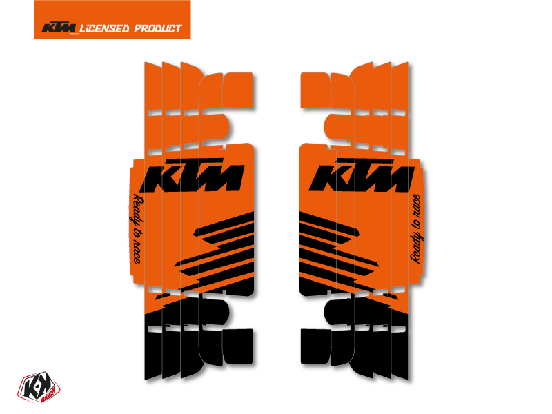 Kit Déco Grilles de radiateur Retro KTM SX-SXF 2016-2017 Orange
