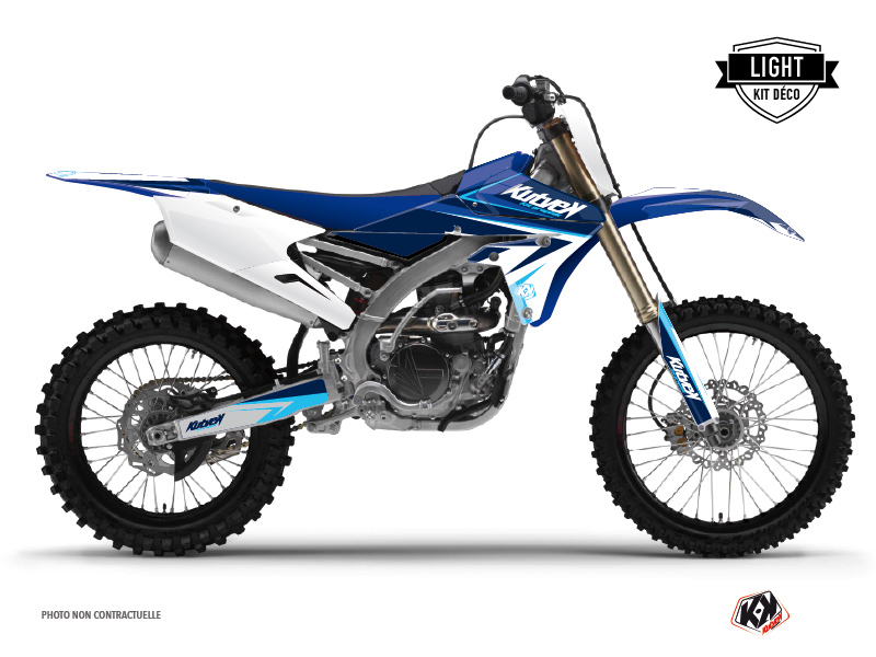 Kit Déco Moto Cross Stage Yamaha 250 YZF Bleu LIGHT
