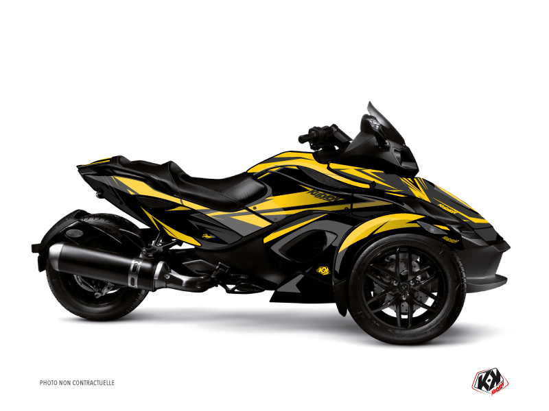 Kit Déco Hybride Stage Can Am Spyder RS Jaune