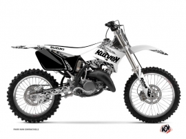 Suzuki 125 RM Dirt Bike Predator Graphic Kit White