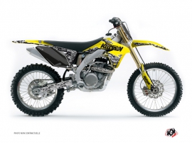 Suzuki 250 RMZ Dirt Bike Predator Graphic Kit Yellow