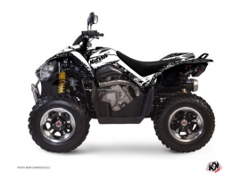 Kymco 450 MAXXER ATV Predator Graphic Kit White