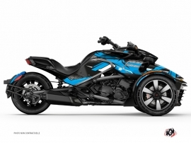 Can Am Spyder F3 Limited Roadster Replica Graphic Kit Blue