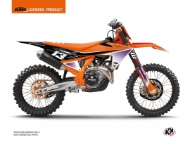 KTM 250 SXF Dirt Bike SHAW Graphic Kit Purple