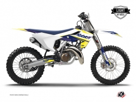 Husqvarna FC 350 Dirt Bike Stage Graphic Kit White Yellow LIGHT