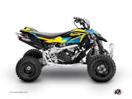 Can Am DS 450 ATV Stage Graphic Kit Yellow Blue