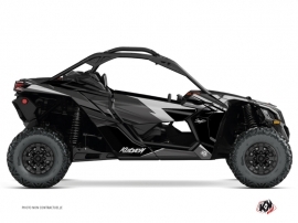 Can Am Maverick X3 UTV Stage Graphic Kit Black Grey