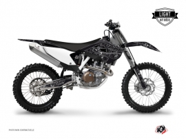 Husqvarna TC 250 Dirt Bike Zombies Dark Graphic Kit Black LIGHT