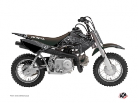 Honda 50 CRF Dirt Bike Zombies Dark Graphic Kit Black